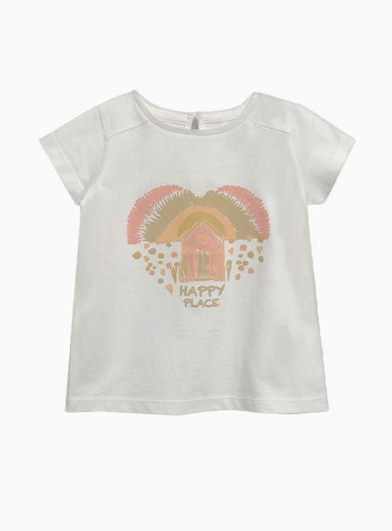 POLERA ALGODÓN NIÑA COLLOKY CORAZÓN - 1