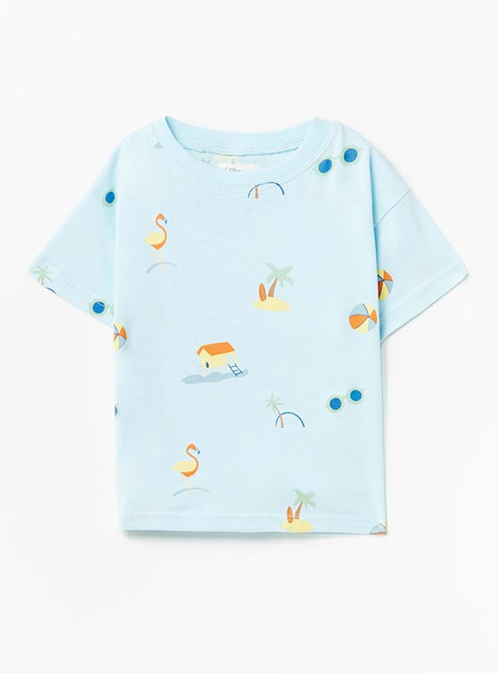 POLERA ALGODÓN NIÑO SFERA - 1