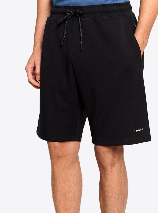 Short De Sport HEAD Club Pour Homme - Matière Respirante, Coupe Normale, Poches Latérales
