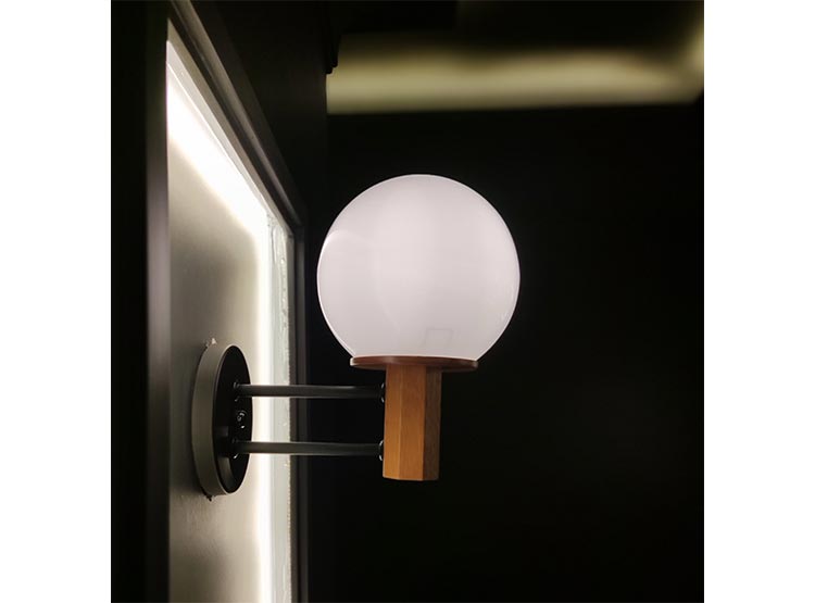 LÁMPARA MURO MILKY ESFERA 15CM 3142CT - 2